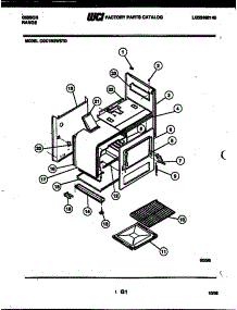 05 - Body Parts parts for Frigidaire Range CGC1M2WSTD from AppliancePartsPros.com