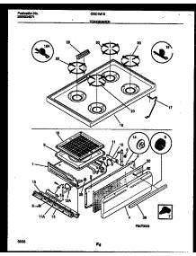 05 - Cooktop And Broiler Drawer Parts parts for Frigidaire Range CGC1M1DXG from AppliancePartsPros.com
