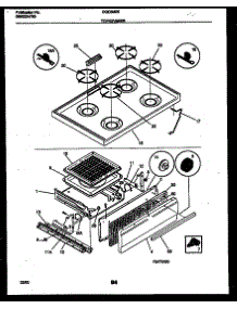 05 - Cooktop And Broiler Drawer Parts parts for Frigidaire Range CGC3M2DXG from AppliancePartsPros.com