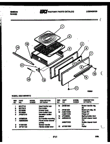 04 - Broiler Drawer Parts parts for Frigidaire Range CGA1M2WSTC from AppliancePartsPros.com