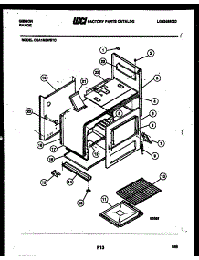 06 - Body Parts parts for Frigidaire Range CGA1M2WSTC from AppliancePartsPros.com
