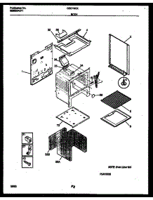 04 - Body Parts parts for Frigidaire Range CGC1M1WXG from AppliancePartsPros.com