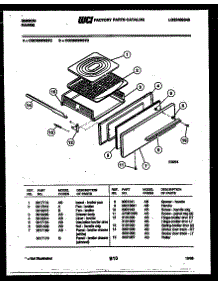 03 - Broiler Drawer Parts parts for Frigidaire Range CGC3M3WSTC from AppliancePartsPros.com