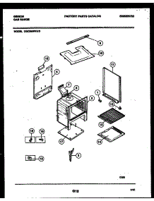 07 - Body Parts parts for Frigidaire Range CGC3M4WXD from AppliancePartsPros.com