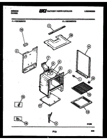 06 - Body Parts parts for Frigidaire Range CGC3M2WXA from AppliancePartsPros.com