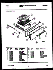 06 - Broiler Drawer Parts parts for Frigidaire Range CGC3M8WVTA from AppliancePartsPros.com
