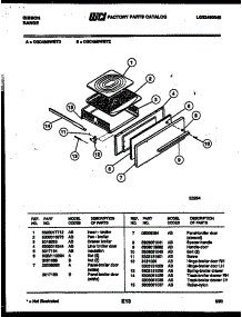 05 - Broiler Drawer Parts parts for Frigidaire Range CGC4M5WSTD from AppliancePartsPros.com