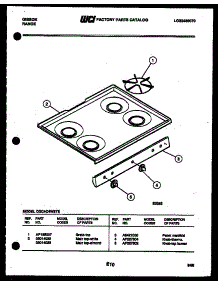 03 - Cooktop Parts parts for Frigidaire Range CGC4C4WSTE from AppliancePartsPros.com