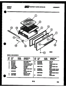 05 - Broiler Drawer Parts parts for Frigidaire Range CGC4C4WSTE from AppliancePartsPros.com