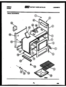 07 - Body Parts parts for Frigidaire Range CGC4C4WSTE from AppliancePartsPros.com