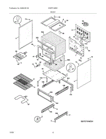 05 - Body parts for Gibson Range CGEF310ES1 from AppliancePartsPros.com