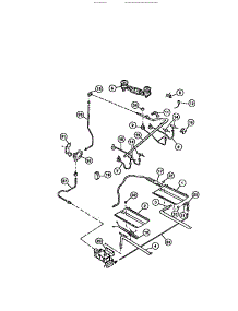 05 - Burners parts for Frigidaire Range CGC4S8DXC from AppliancePartsPros.com