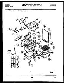 06 - Body Parts parts for Frigidaire Range CGC4S8WXA from AppliancePartsPros.com