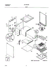 05 - Body parts for Gibson Range GEF305PJSB from AppliancePartsPros.com