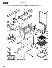 03 - Body parts for Frigidaire Range GEF322BBWA from AppliancePartsPros.com