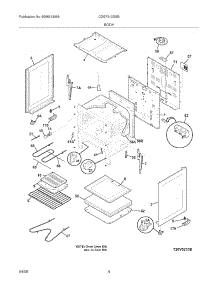 05 - Body parts for Gibson Range CGEF312GSB from AppliancePartsPros.com