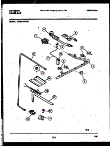 06 - Burner, Manifold And Gas Control parts for Frigidaire Range CP303VP2Y1 from AppliancePartsPros.com