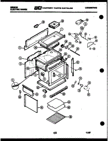 03 - Body Parts parts for Frigidaire Range KEC457NSAA from AppliancePartsPros.com
