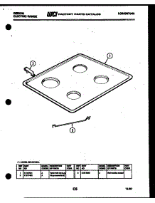 05 - Cooktop Parts parts for Frigidaire Range KEC457NSAA from AppliancePartsPros.com