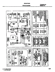 11 - Wiring  Diagram parts for Frigidaire Refrigerator GRS20PRBD1 from AppliancePartsPros.com