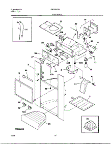 14 - Dispenser parts for Frigidaire Refrigerator GRS20ZRHW8 from AppliancePartsPros.com