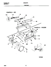 06 - Controls parts for Frigidaire Refrigerator GRS20HRHD3 from AppliancePartsPros.com