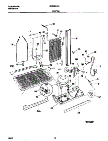 07 - System parts for Frigidaire Refrigerator GRS20HRHD3 from AppliancePartsPros.com
