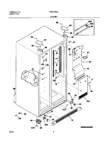 07 - Cabinet parts for Gibson Refrigerator GRS23F5AQ5 from AppliancePartsPros.com