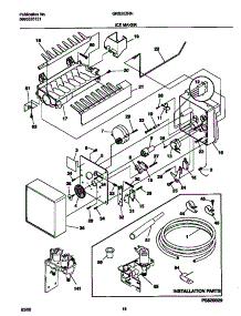 10 - Ice Maker parts for Frigidaire Refrigerator GRS20ZRHW4 from AppliancePartsPros.com
