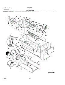 17 - Ice Container parts for Gibson Refrigerator GRS23F5AQ6 from AppliancePartsPros.com