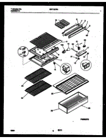 04 - Shelves And Supports parts for Frigidaire Refrigerator GRT13CRAD0 from AppliancePartsPros.com