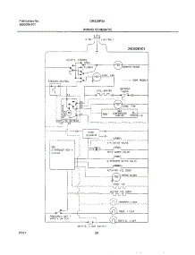 20 - Wiring Schematic parts for Gibson Refrigerator GRS26F5AQ0 from AppliancePartsPros.com