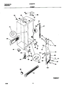 04 - Cabinet parts for Frigidaire Refrigerator GRS26ZRHW2 from AppliancePartsPros.com