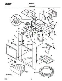 08 - I&W Dispenser parts for Frigidaire Refrigerator GRS20ZRHW6 from AppliancePartsPros.com