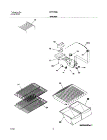 07 - Shelves parts for Gibson Refrigerator GRT17B3BQ0 from AppliancePartsPros.com