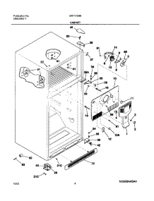 05 - Cabinet parts for Gibson Refrigerator GRT17G4BQ1 from AppliancePartsPros.com