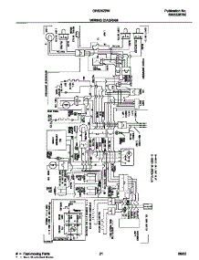 12 - Wiring Diagram parts for Frigidaire Refrigerator GRS20ZRHW5 from AppliancePartsPros.com