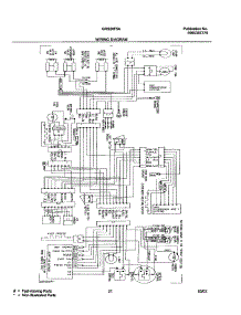 21 - Wiring Diagram parts for Frigidaire Refrigerator GRS26F5AQ6 from AppliancePartsPros.com
