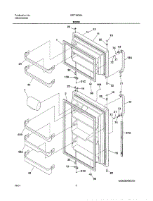 03 - Door parts for Gibson Refrigerator GRT18C6AQ0 from AppliancePartsPros.com