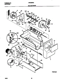 09 - Ice Container parts for Frigidaire Refrigerator GRS26ZRGD5 from AppliancePartsPros.com