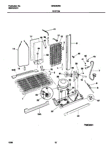 07 - System parts for Frigidaire Refrigerator GRS26ZRHW2 from AppliancePartsPros.com