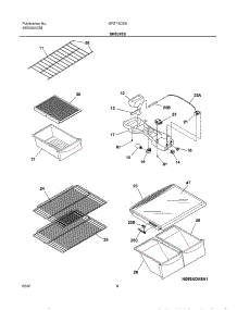 07 - Shelves parts for Gibson Refrigerator GRT18C6AQ0 from AppliancePartsPros.com