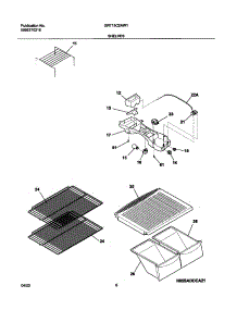 07 - Shelves parts for Gibson Refrigerator GRT15C2AW1 from AppliancePartsPros.com