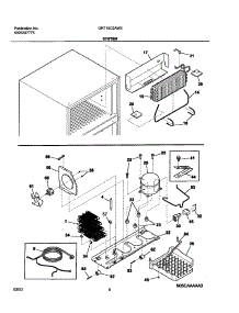 09 - System parts for Gibson Refrigerator GRT15C2AW3 from AppliancePartsPros.com