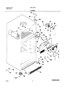 05 - Cabinet parts for Gibson Refrigerator GRT17G4BQ0 from AppliancePartsPros.com