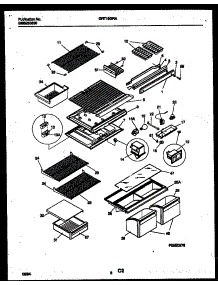05 - Shelves And Supports parts for Frigidaire Refrigerator GRT19GRAW0 from AppliancePartsPros.com