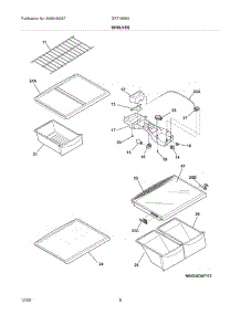 07 - Shelves parts for Gibson Refrigerator GRT18S6AWR from AppliancePartsPros.com