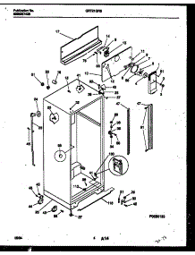 03 - Cabinet Parts parts for Frigidaire Refrigerator GRT21GRBW0 from AppliancePartsPros.com