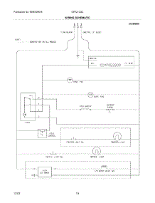 10 - Wiring Schematic parts for Gibson Refrigerator GRT21G3CW2 from AppliancePartsPros.com