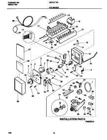 06 - Icemaker parts for Frigidaire Refrigerator GRT21TRCD2 from AppliancePartsPros.com
